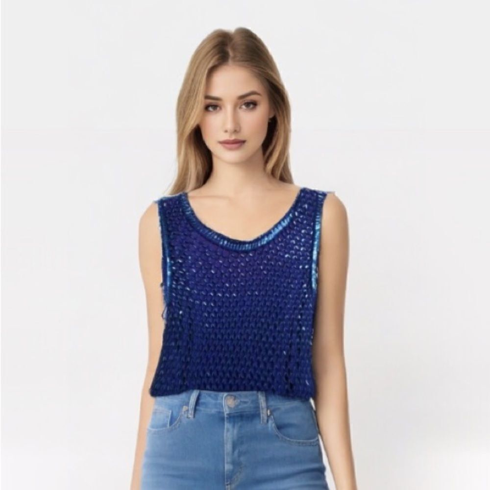 Vintage Papell boutique evening beaded tank C30